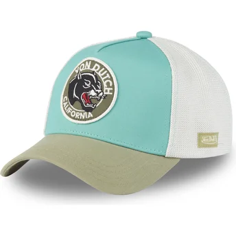 Von Dutch WILD04 blau-grüne Trucker-Kappe
