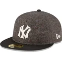 schwarze-enganliegende-flatcap-59fifty-day-retro-crown-der-new-york-yankees-mlb-von-new-era