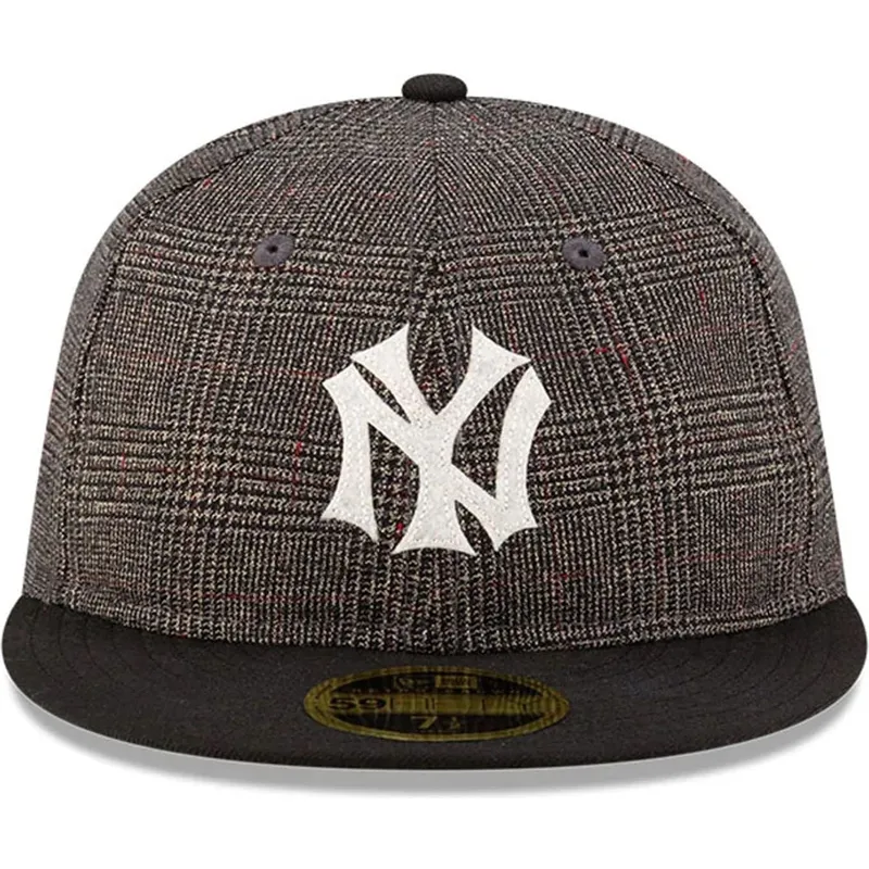 schwarze-enganliegende-flatcap-59fifty-day-retro-crown-der-new-york-yankees-mlb-von-new-era