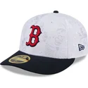 platt-keps-marinbla-och-vit-justerad-59fifty-day-low-profile-fran-boston-red-sox-mlb-av-new-era