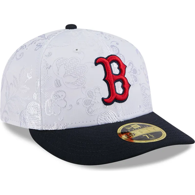 boston-red-sox-mlb-59fifty-day-low-profile-navy-und-weiss-angepasste-flache-kappe-von-new-era