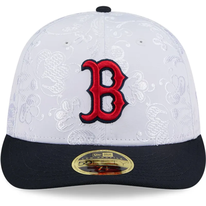boston-red-sox-mlb-59fifty-day-low-profile-navy-und-weiss-angepasste-flache-kappe-von-new-era