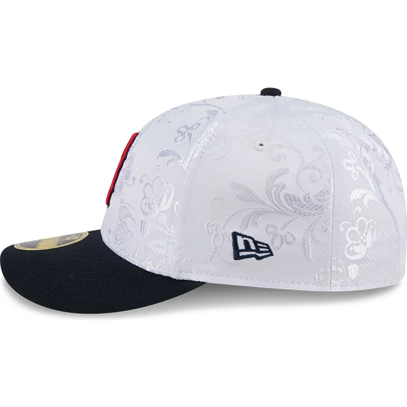 boston-red-sox-mlb-59fifty-day-low-profile-navy-und-weiss-angepasste-flache-kappe-von-new-era