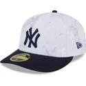 casquette-plate-bleue-marine-et-blanche-ajustee-59fifty-day-low-profile-new-york-yankees-mlb-new-era