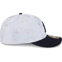 casquette-plate-bleue-marine-et-blanche-ajustee-59fifty-day-low-profile-new-york-yankees-mlb-new-era