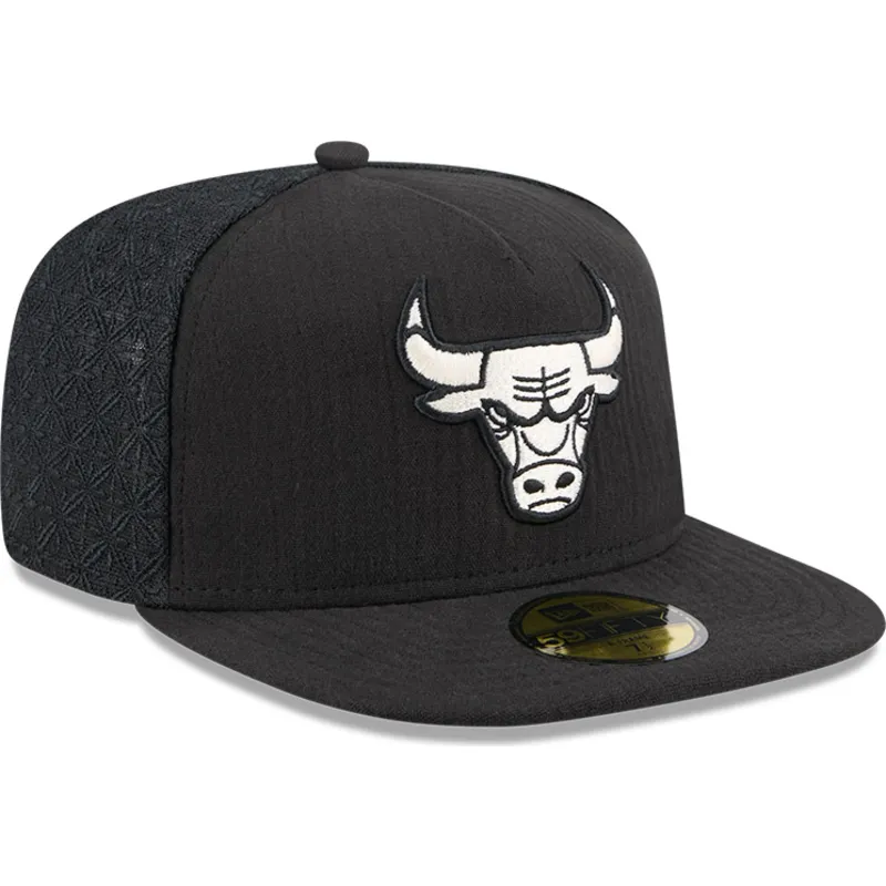svart-platt-keps-justerad-59fifty-day-a-frame-fran-chicago-bulls-nba-av-new-era