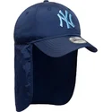 casquette-courbee-bleue-snapback-pour-enfant-avec-logo-bleu-9forty-sun-shield-new-york-yankees-mlb-new-era