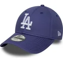 casquette-courbee-violette-ajustable-pour-enfant-9forty-league-essential-los-angeles-dodgers-mlb-new-era