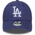 casquette-courbee-violette-ajustable-pour-enfant-9forty-league-essential-los-angeles-dodgers-mlb-new-era