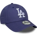 casquette-courbee-violette-ajustable-pour-enfant-9forty-league-essential-los-angeles-dodgers-mlb-new-era