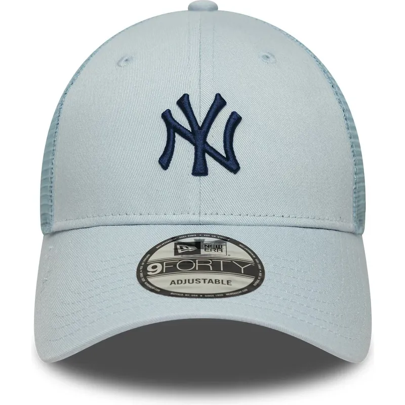 justerbar-bla-truckerkeps-med-marinbla-logotyp-9forty-homefield-fran-new-york-yankees-mlb-av-new-era