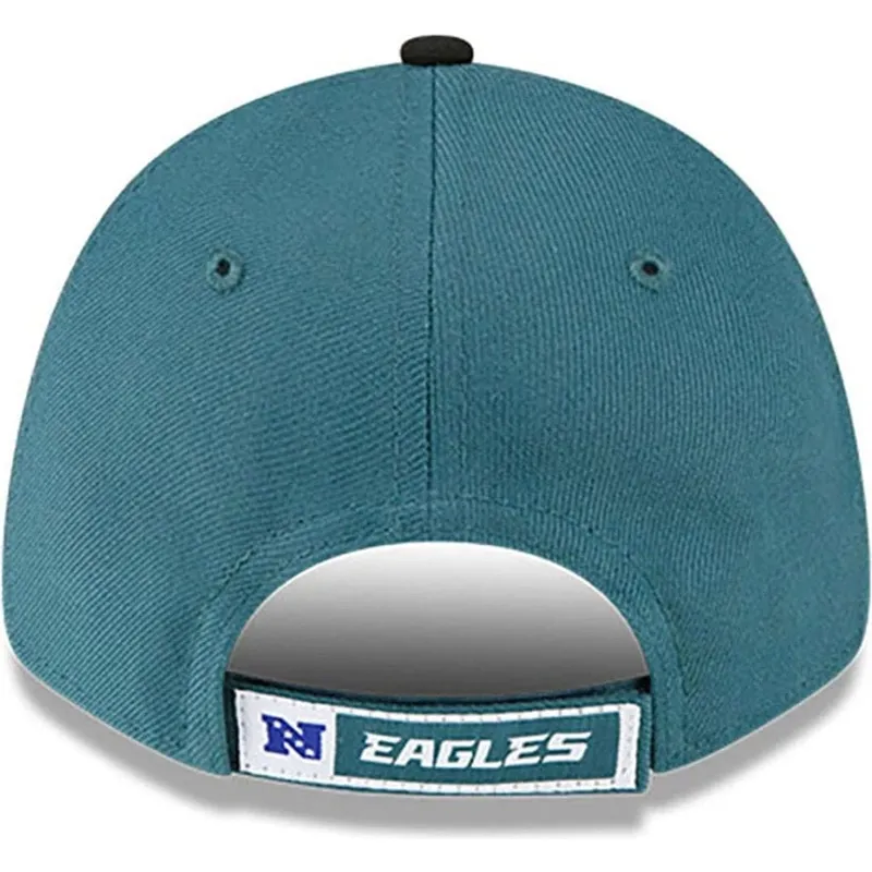 9forty-the-league-philadelphia-eagles-nfl-verstellbare-grun-schwarze-kinderkappe-von-new-era