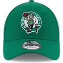grune-gebogene-verstellbare-kindercap-9forty-the-league-der-boston-celtics-nba-von-new-era