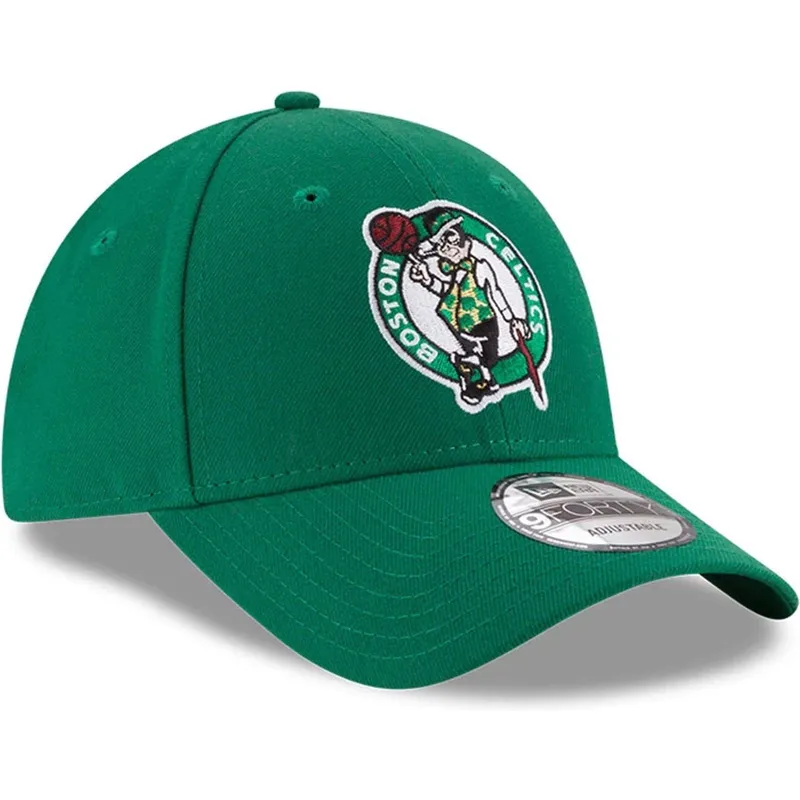 verstellbare-grune-kinderkappe-9forty-the-league-der-boston-celtics-nba-von-new-era