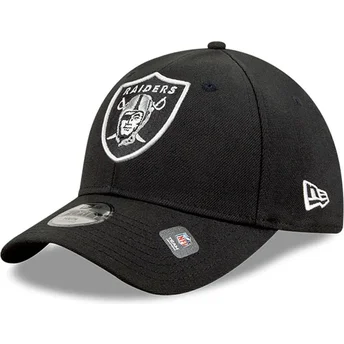 New Era Curved Brim Youth 9FORTY The League Las Vegas Raiders NFL Black Adjustable Cap