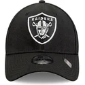 schwarze-gebogene-verstellbare-kinderkappe-9forty-the-league-der-las-vegas-raiders-nfl-von-new-era