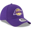 fioletowa-zakrzywiona-czapka-regulowana-dla-dziecka-9forty-the-league-los-angeles-lakers-nba-new-era