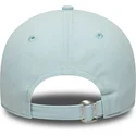new-era-curved-brim-navy-blue-logo-9twenty-linen-los-angeles-dodgers-mlb-blue-adjustable-cap