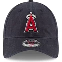 casquette-courbee-bleue-marine-ajustable-9twenty-core-classic-los-angeles-angels-mlb-new-era
