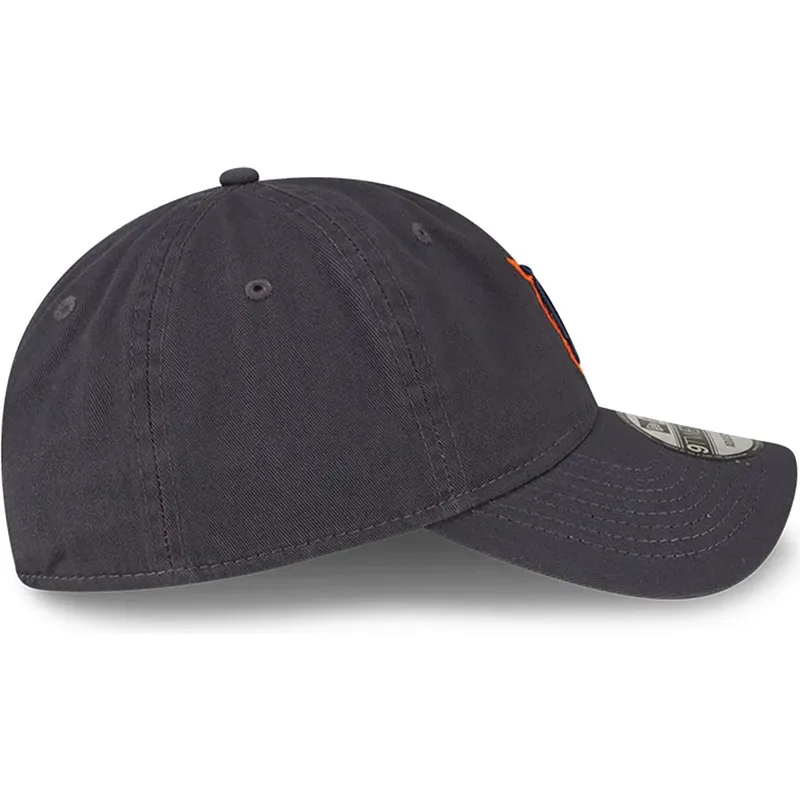 graue-verstellbare-curved-cap-9twenty-core-classic-der-detroit-tigers-mlb-von-new-era