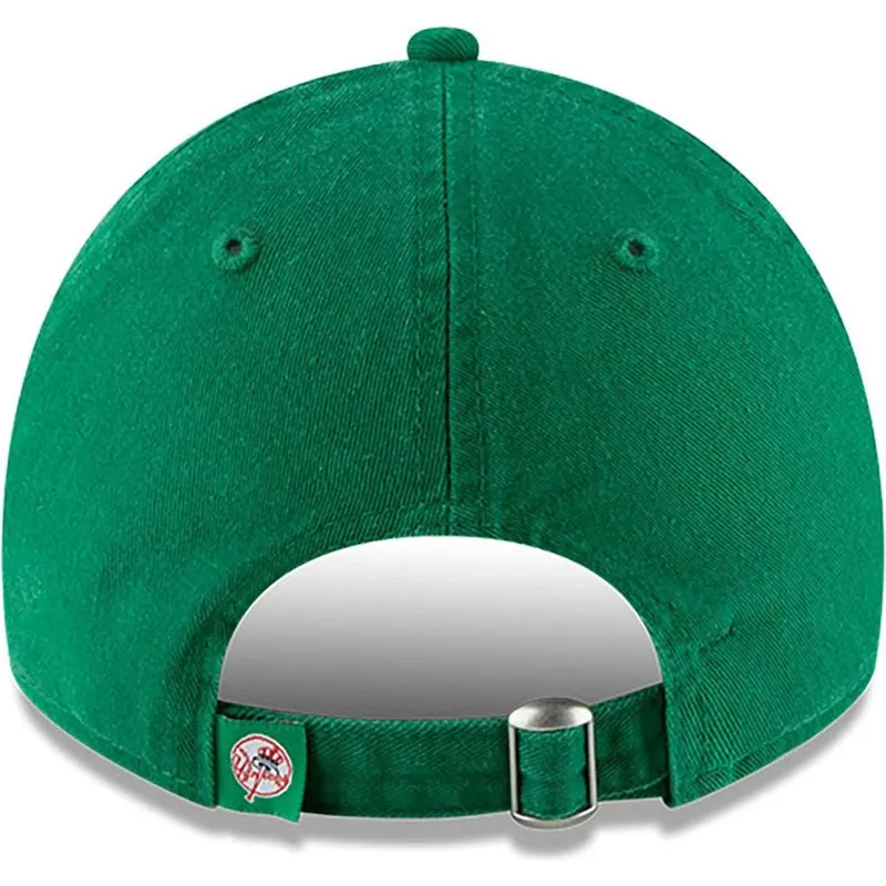 new-era-mlb-new-york-yankees-9twenty-core-classic-grune-verstellbare-kappe-mit-gebogenem-schirm