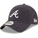 casquette-courbee-bleue-marine-ajustable-9twenty-core-classic-atlanta-braves-mlb-new-era