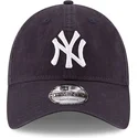 casquette-courbee-bleue-marine-ajustable-9twenty-core-classic-new-york-yankees-mlb-new-era