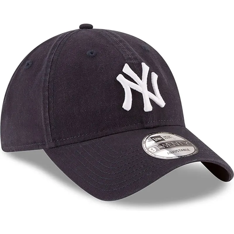 verstellbare-9twenty-core-classic-kappe-in-marineblau-der-new-york-yankees-mlb-von-new-era