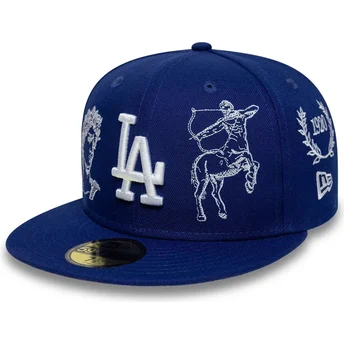 Ρυθμιζόμενο μπλε καπέλο 59FIFTY Mythical των Los Angeles Dodgers MLB της New Era