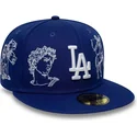 gorra-plana-azul-ajustada-59fifty-mythical-de-los-angeles-dodgers-mlb-de-new-era