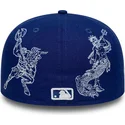 gorra-plana-azul-ajustada-59fifty-mythical-de-los-angeles-dodgers-mlb-de-new-era