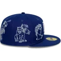 gorra-plana-azul-ajustada-59fifty-mythical-de-los-angeles-dodgers-mlb-de-new-era