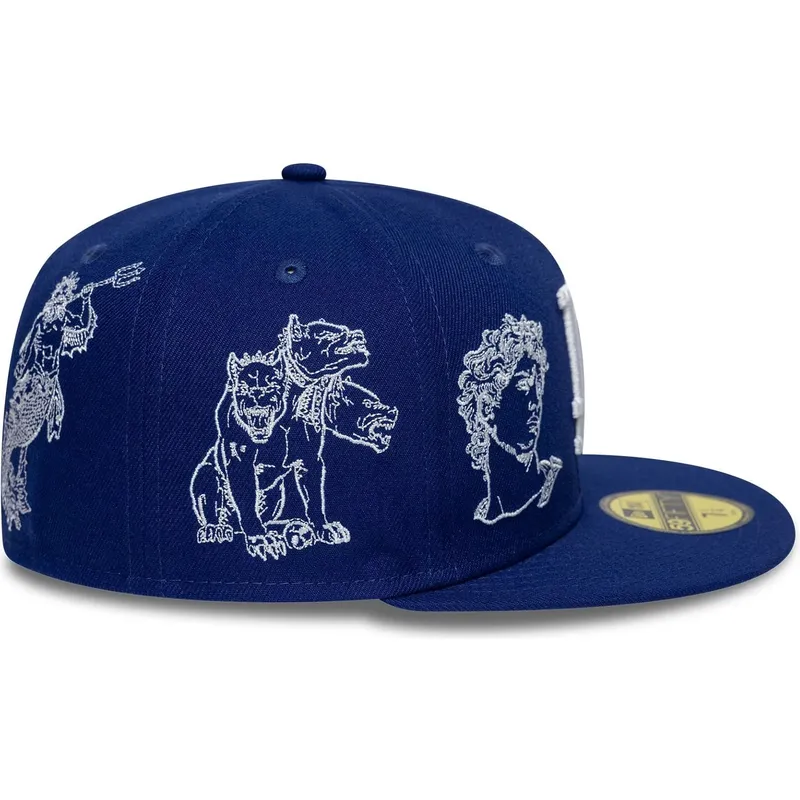 gorra-plana-azul-ajustada-59fifty-mythical-de-los-angeles-dodgers-mlb-de-new-era