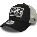 new-era-new-york-yankees-mlb-a-frame-patch-svart-och-vit-truckerkeps