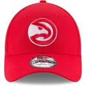 gorra-curva-roja-ajustable-9forty-the-league-de-atlanta-hawks-nba-de-new-era