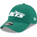 grune-verstellbare-curved-cap-9forty-the-league-der-new-york-jets-nfl-von-new-era