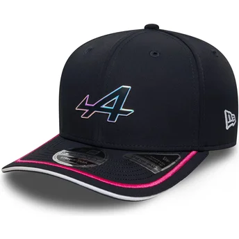 New Era Curved Brim 9SEVENTY Stretch Snap Alpine F1 Team Formula 1 Navy Blue Snapback Cap