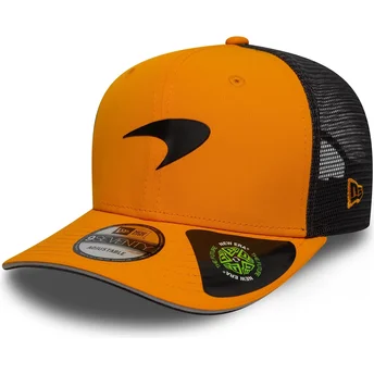 Keps trucker orange och svart 9SEVENTY Stretch Snap från McLaren Racing Formula 1 av New Era