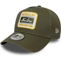 new-era-curved-brim-e-frame-washed-patch-green-snapback-cap