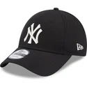 new-era-new-york-yankees-mlb-9forty-metallic-logo-justerbar-svart-bojd-keps-for-dam