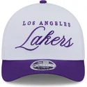 vit-och-violett-bojd-skarm-snapback-keps-9forty-m-crown-draft-2025-los-angeles-lakers-nba-fran-new-era