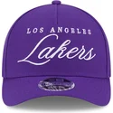 casquette-courbee-violette-snapback-9forty-m-crown-draft-2025-los-angeles-lakers-nba-new-era