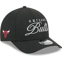 czarna-zakrzywiona-czapka-snapback-9forty-m-crown-draft-2025-chicago-bulls-nba-new-era
