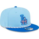 casquette-plate-bleue-snapback-9fifty-4th-july-los-angeles-dodgers-mlb-new-era