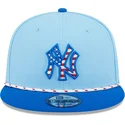 casquette-plate-bleue-snapback-9fifty-4th-july-new-york-yankees-mlb-new-era