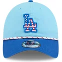 new-era-curved-brim-9twenty-4th-july-los-angeles-dodgers-mlb-blue-adjustable-cap