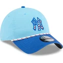 casquette-courbee-bleue-ajustable-9twenty-4th-july-new-york-yankees-mlb-new-era