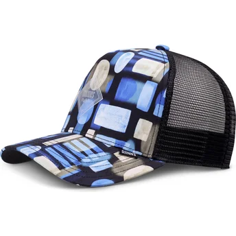 Casquette trucker bleue et noire ShirtFab 1 HFT Djinns