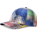 djinns-curved-brim-6p-truefit-dirty-check-multicolor-snapback-cap