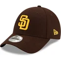 new-era-curved-brim-9forty-the-league-san-diego-padres-mlb-brown-adjustable-cap